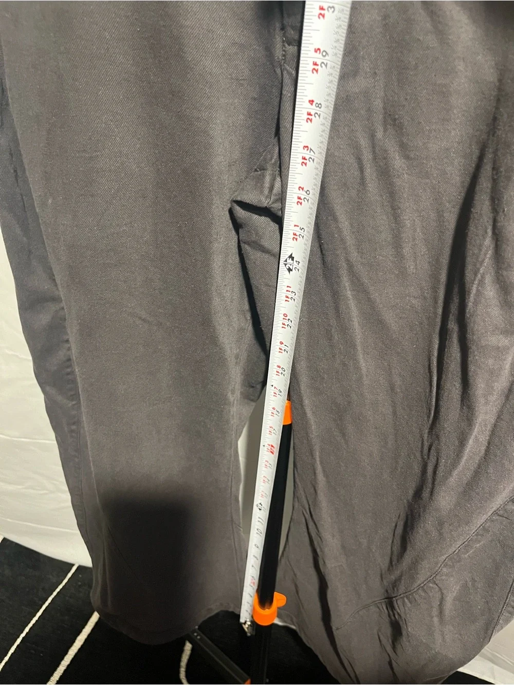 FREE PEOPLE Spotlight Washed Barrel Shape Dropped Fit Chino Trousers Sz 0